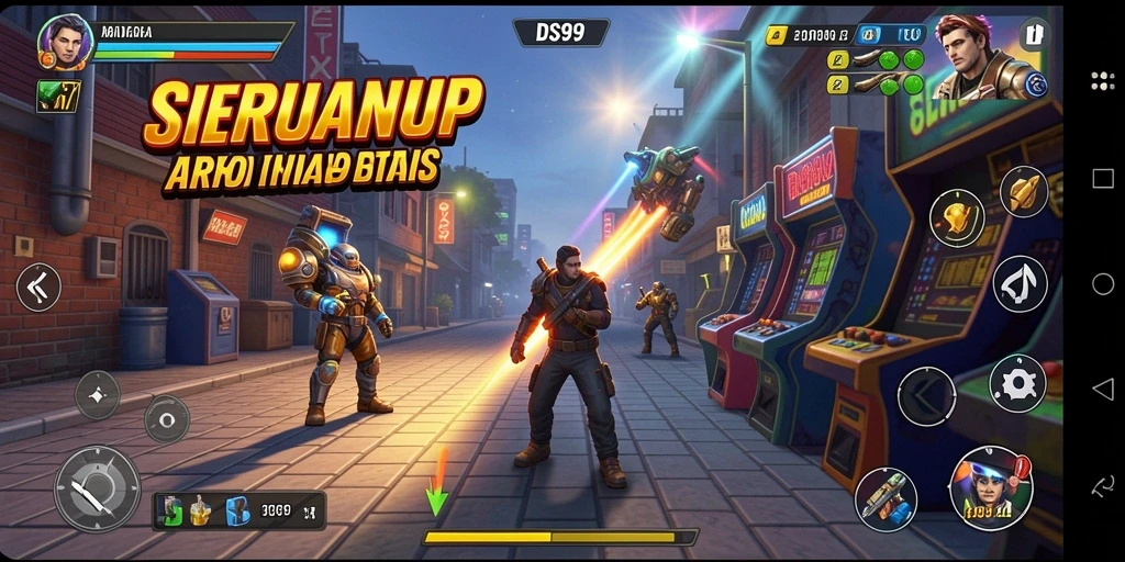 Tampak seru dari gameplay DS99 yang menantang.