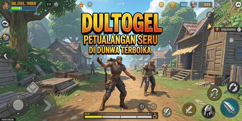 Screenshot pengalaman gameplay DULTOGEL yang menakjubkan di dunia terbuka.