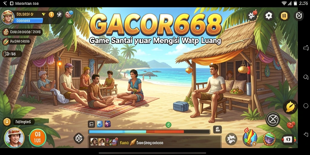 Tampilan gameplay menarik dari GACOR668 yang penuh warna.