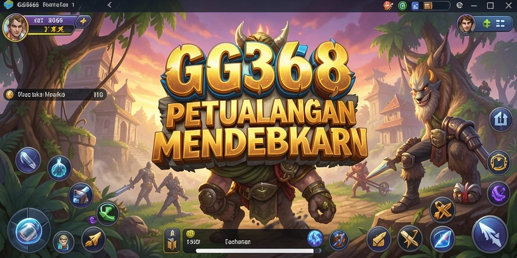 Screenshot gameplay GG368 menampilkan petualangan di dunia terbuka.