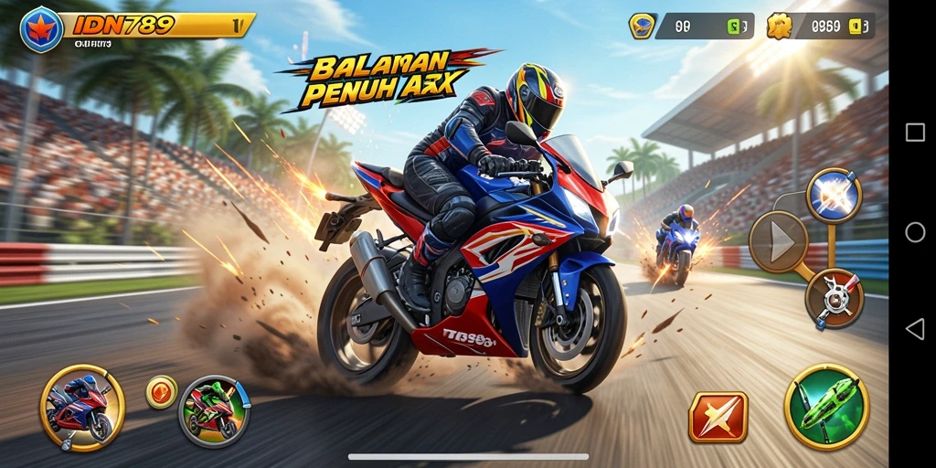 Tampilan gameplay seru dan adiktif di IDN789.