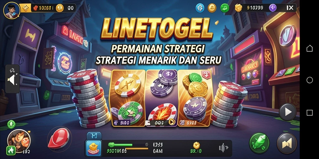Tampilan gameplay seru dan strategi dari LINETOGEL.