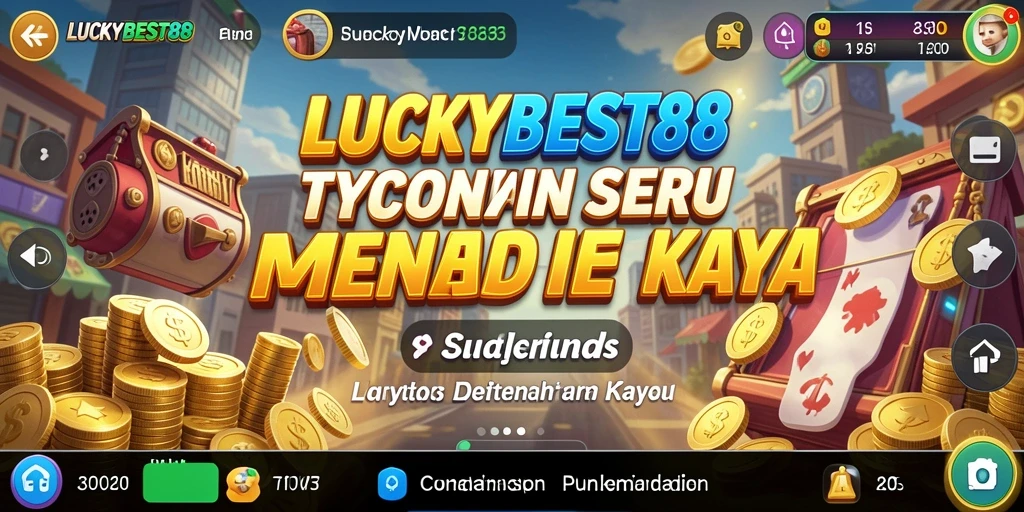 Menggambarkan gameplay Tycoon yang penuh strategi.