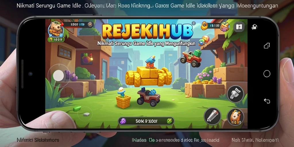 Tampilan gameplay seru di REJEKIHUB dengan aksi Idle yang memikat.