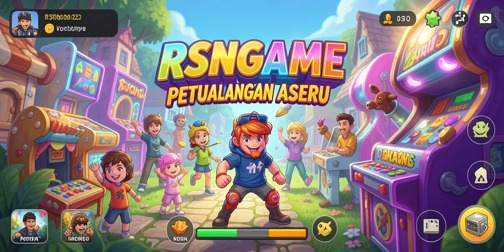 Menampilkan gameplay seru dan menantang dari RSNGAME di dunia Arcade.