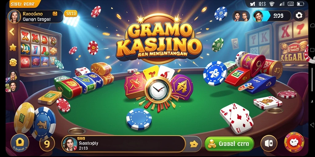 Screenshot gameplay S13 menampilkan suasana Kasino yang seru dan mendebarkan.