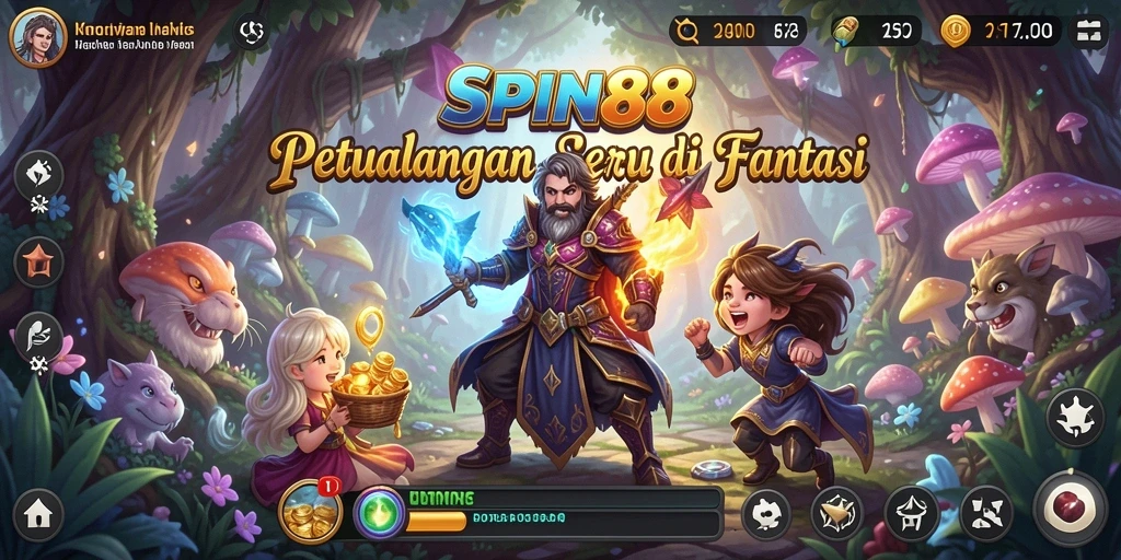 Tampilan gameplay SPIN88 yang seru dan menantang.