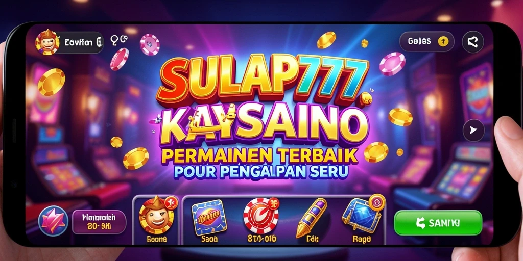 Tangkapan layar gameplay SULAP777 menampilkan suasana kasino yang menyenangkan.