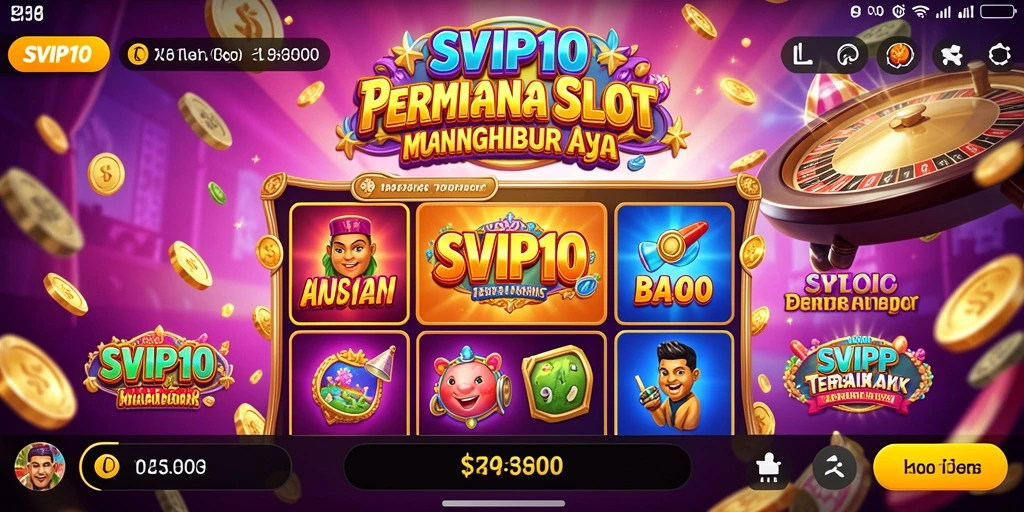 Tampilan menarik dari gameplay SVIP10 dengan berbagai tema slot yang seru.